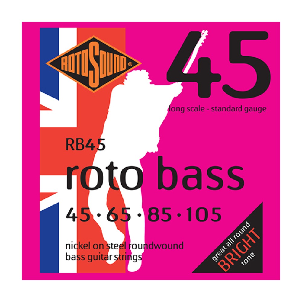 ROTOSOUND RB45 Roto Bass Standard 45-105 LONG SCALE エレキベース弦×2セット
