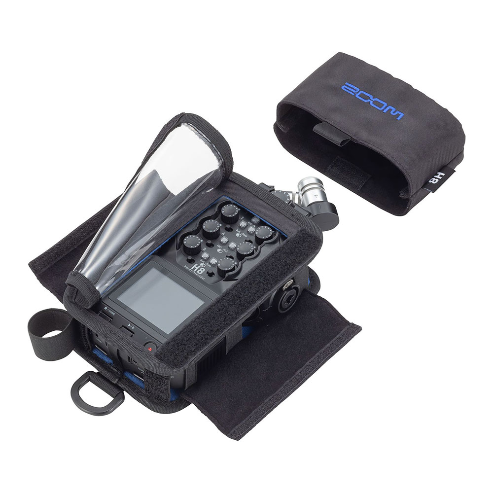 ZOOM H8 Handy Recorder ハンディーレコーダー プロテクティブケース付き 使用例