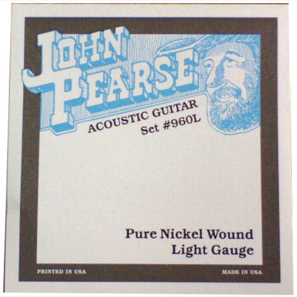 John Pearse 980M Pure Nickel Wound ピュアニッケル アコースティックギター弦 13-57×3セット