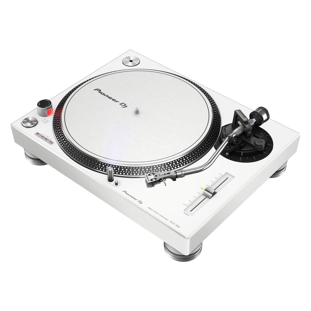 Pioneer DJ PLX-500-W White ターンテーブル リスニングセット JBL 104-BT付きセット 全体画像