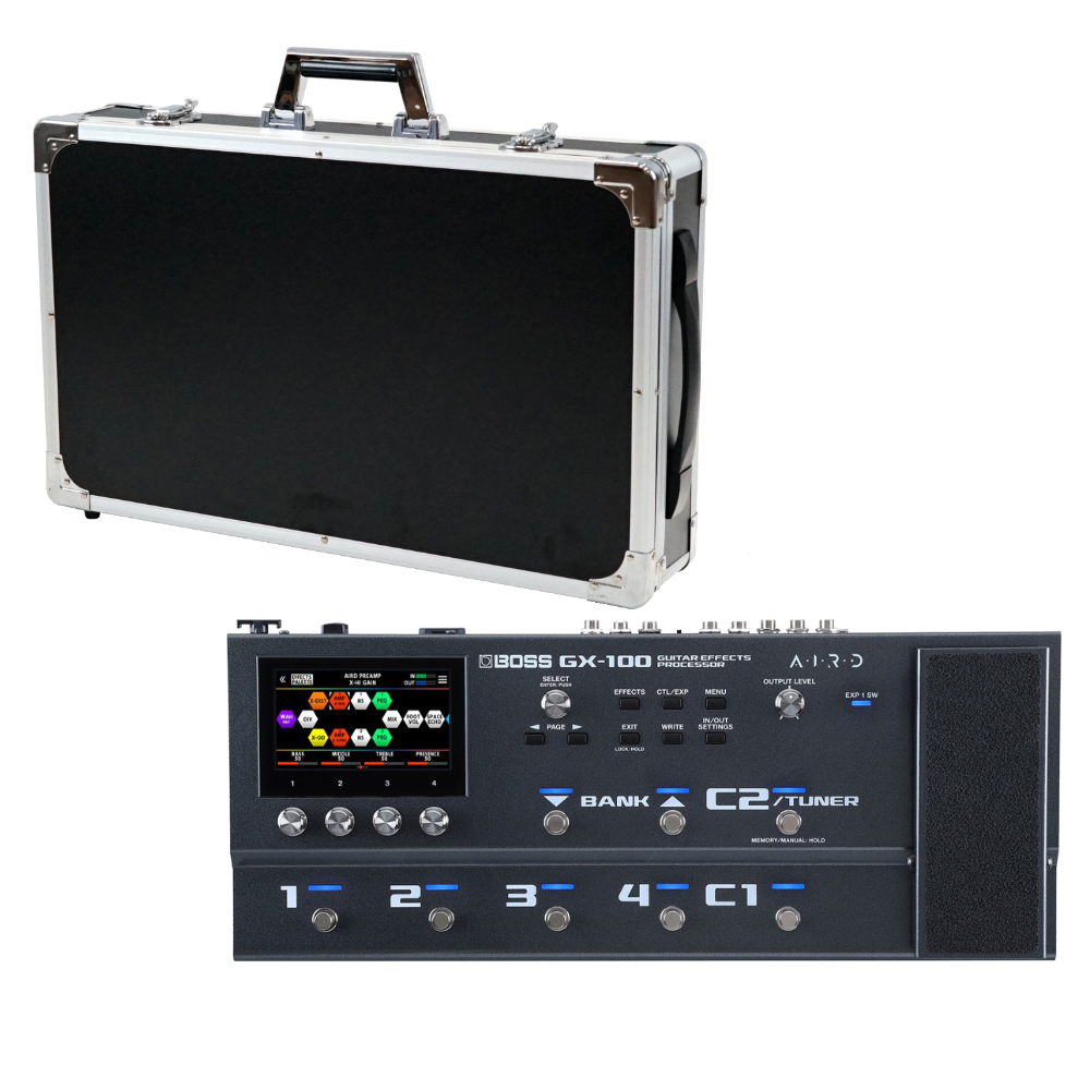 BOSS GX-100 マルチエフェクター Guitar Effects Processor エフェクターケース（大）付きセット