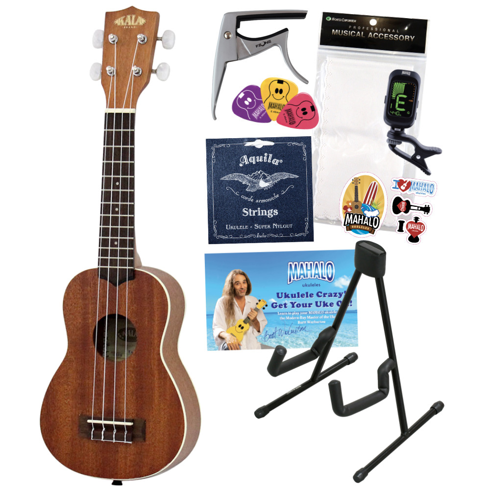 KALA KAS-WBAG20_06 ソプラノウクレレ ケース付き 初心者セット