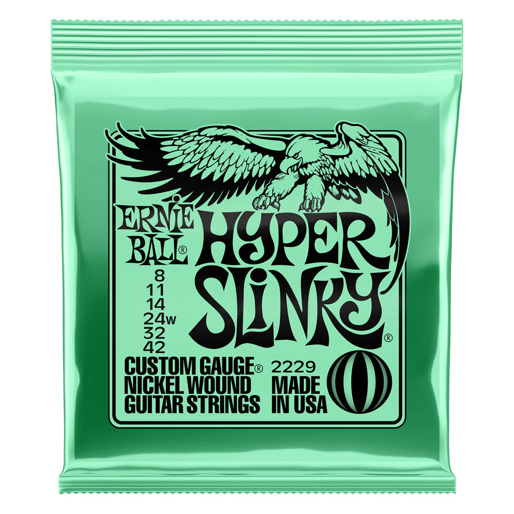 ERNIE BALL 2229 HYPER SLINKY 08-42 エレキギター弦×3セット