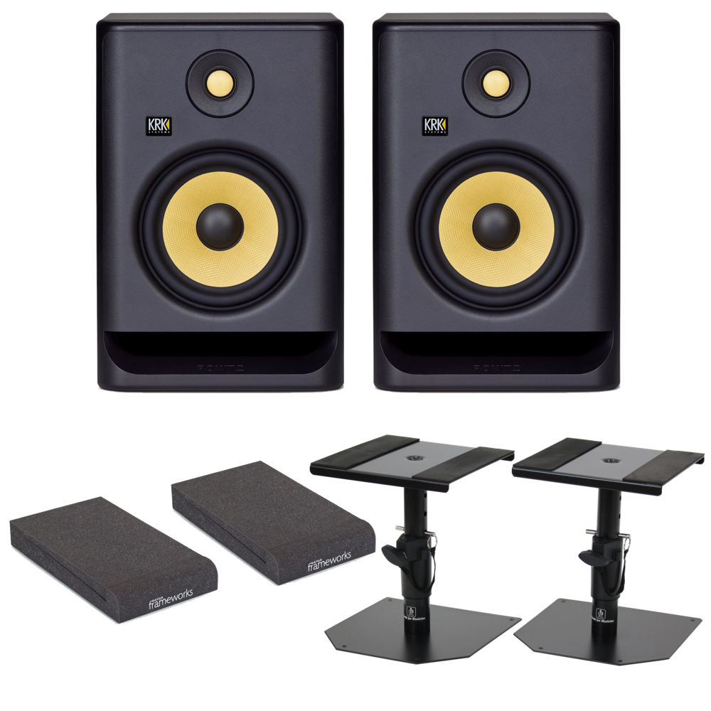 KRK SYSTEMS RP7G4 ROKIT G4 パワードモニタースピーカー×2本（ペア