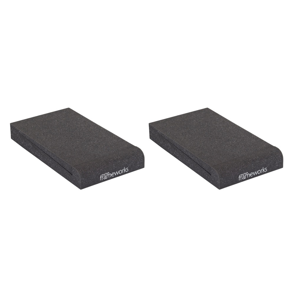 Pioneer DJ PLX-500-W White ターンテーブル リスニングセット Pioneer DJ DM-40D-W アイソレーションパッド付きセット Gator Frameworks GFW-ISOPAD-SM スピーカー用 アイソレーションパッド 1ペアの画像