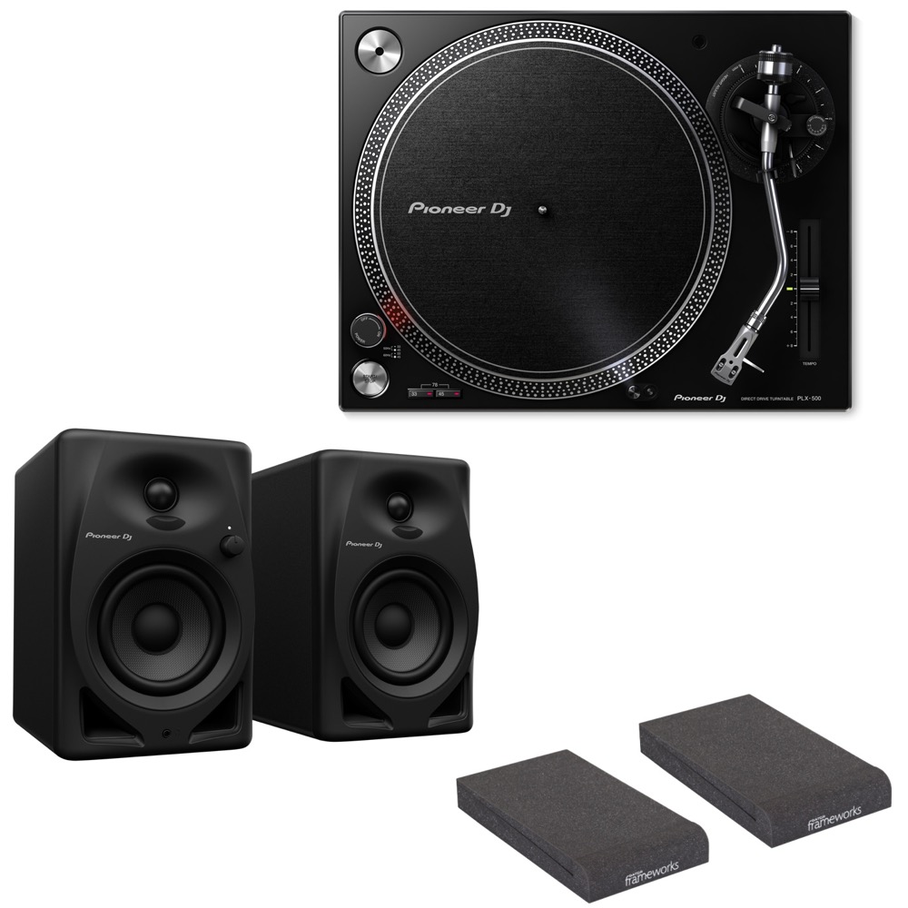 Pioneer DJ PLX-500-K Black ターンテーブル レコードプレーヤー