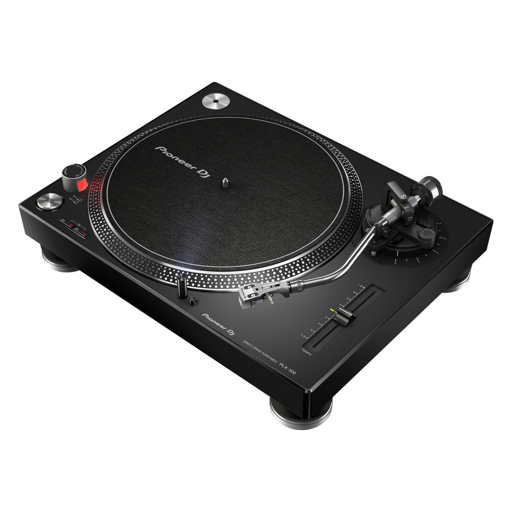 Pioneer DJ PLX-500-K Black ターンテーブル リスニングセット Pioneer DJ DM-40D アイソレーションパッド付きセット Pioneer DJ PLX-500-K Black ターンテーブルの画像