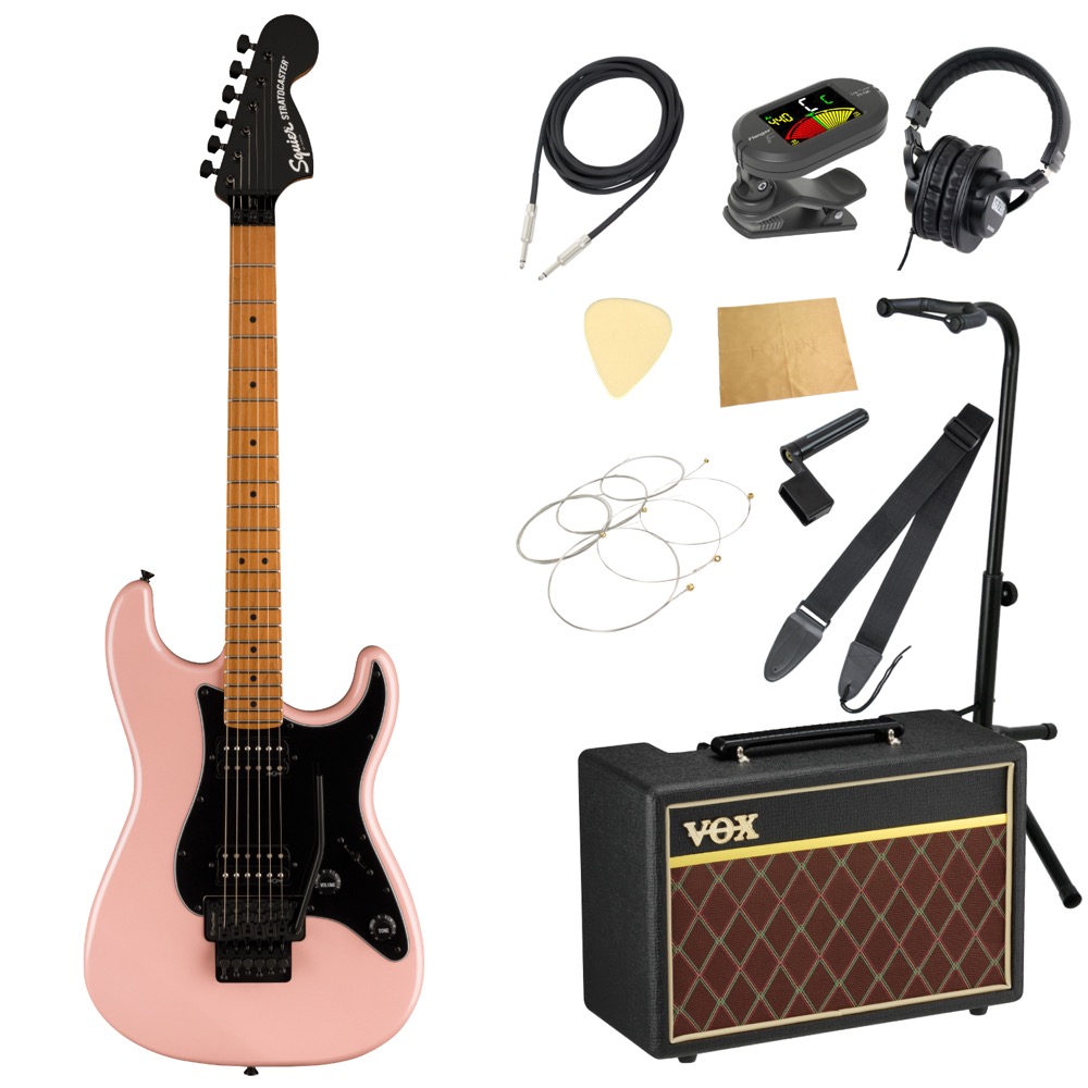 Squier Contemporary Stratocaster HH FR RMN BPG SPP エレキギター VOXアンプ付き 入門11点 初心者セット