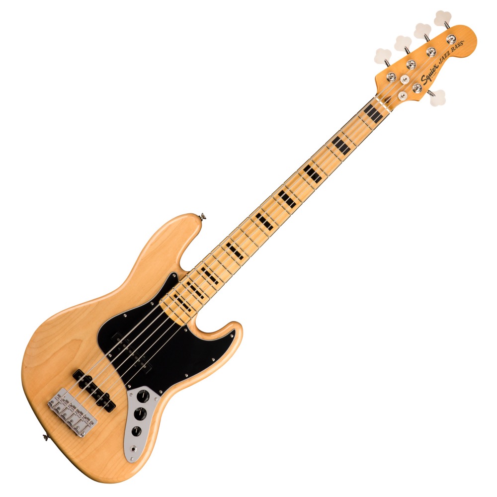 Squier Classic Vibe ’70s Jazz Bass V NAT MN 5弦 エレキベース VOXアンプ付き 入門10点 初心者セット エレキベース本体の画像