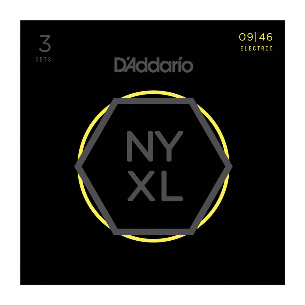 D’Addario NYXL0946-3D エレキギター弦 3セットパック×2パック（6SET）