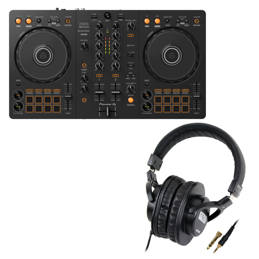 Pioneer DJ DDJ FLX4 ヘッドホン付きセット DJコントローラー