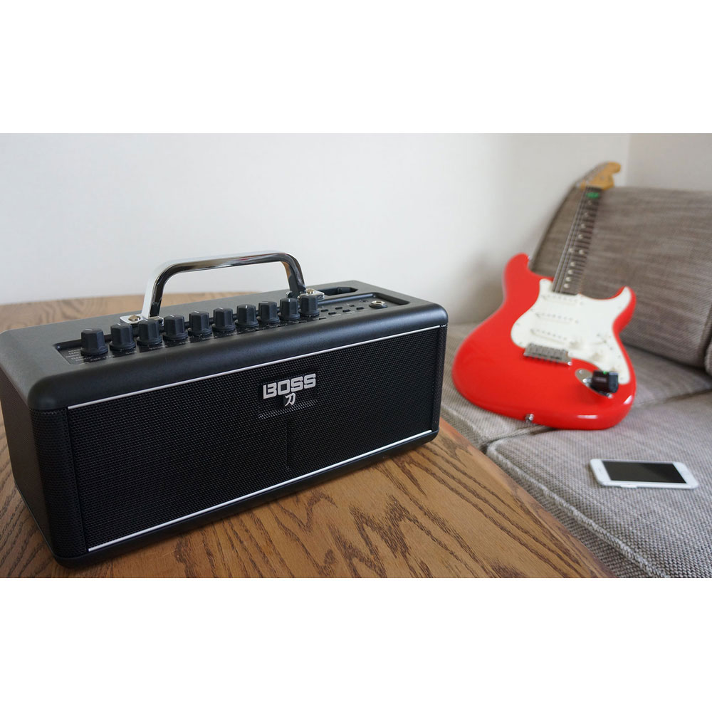 BOSS KATANA-AIR Guitar Amplifier ワイヤレス ギターアンプ KATANA-AIRオリジナルデザインポーチ付きブランケット セット 詳細画像
