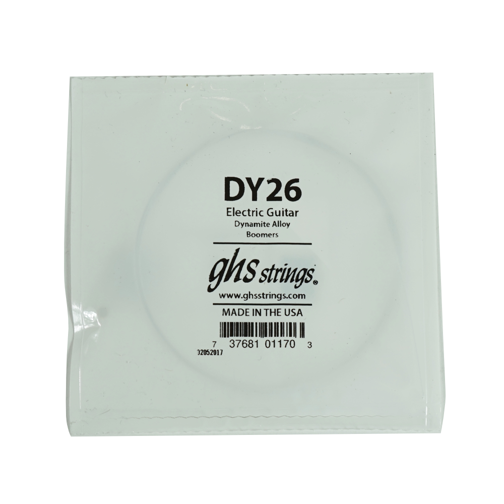 GHS DY26 Singles Boomers ROUNDWOUND .026 エレキギター用 バラ弦×4本