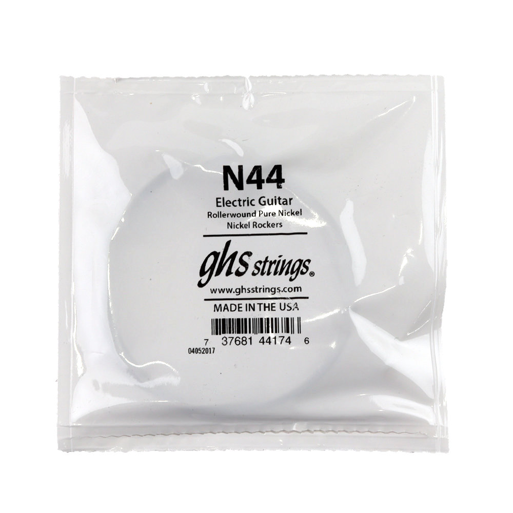 GHS N44 Singles Nickel Rockers ROLLERWOUND .044 エレキギター用 バラ弦×2本