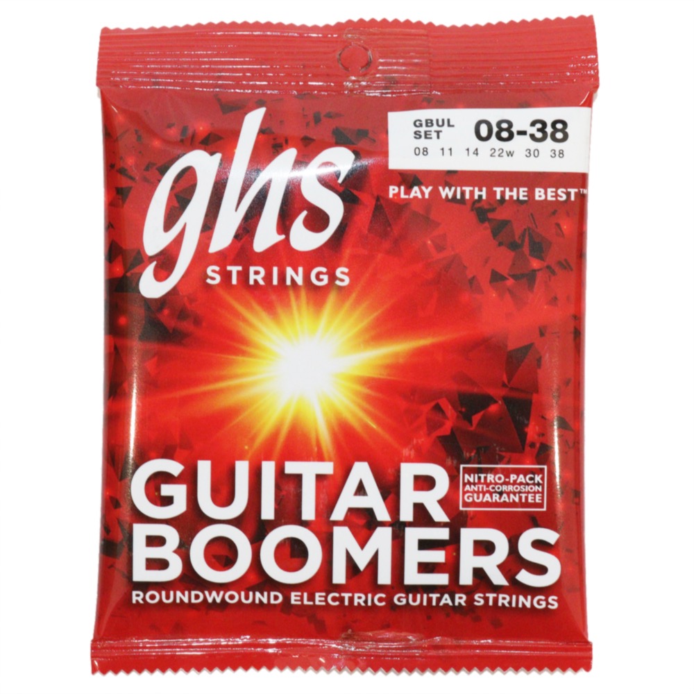GHS GBUL Boomers ULTRA LIGHT 008-038 エレキギター弦×12セット