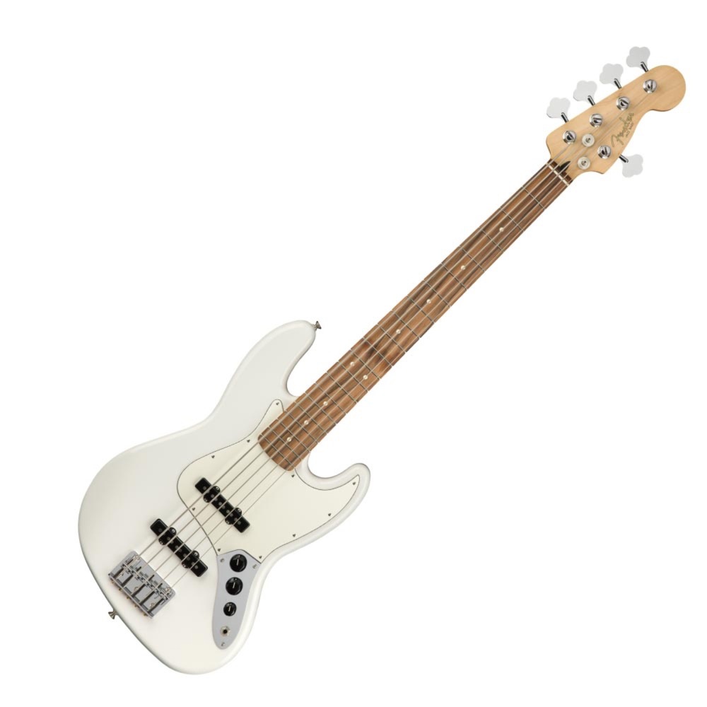 Fender Player Jazz Bass V PF Polar White 5弦エレキベース VOXアンプ付き 入門10点 初心者セット Jazz Bass エレキベース 画像