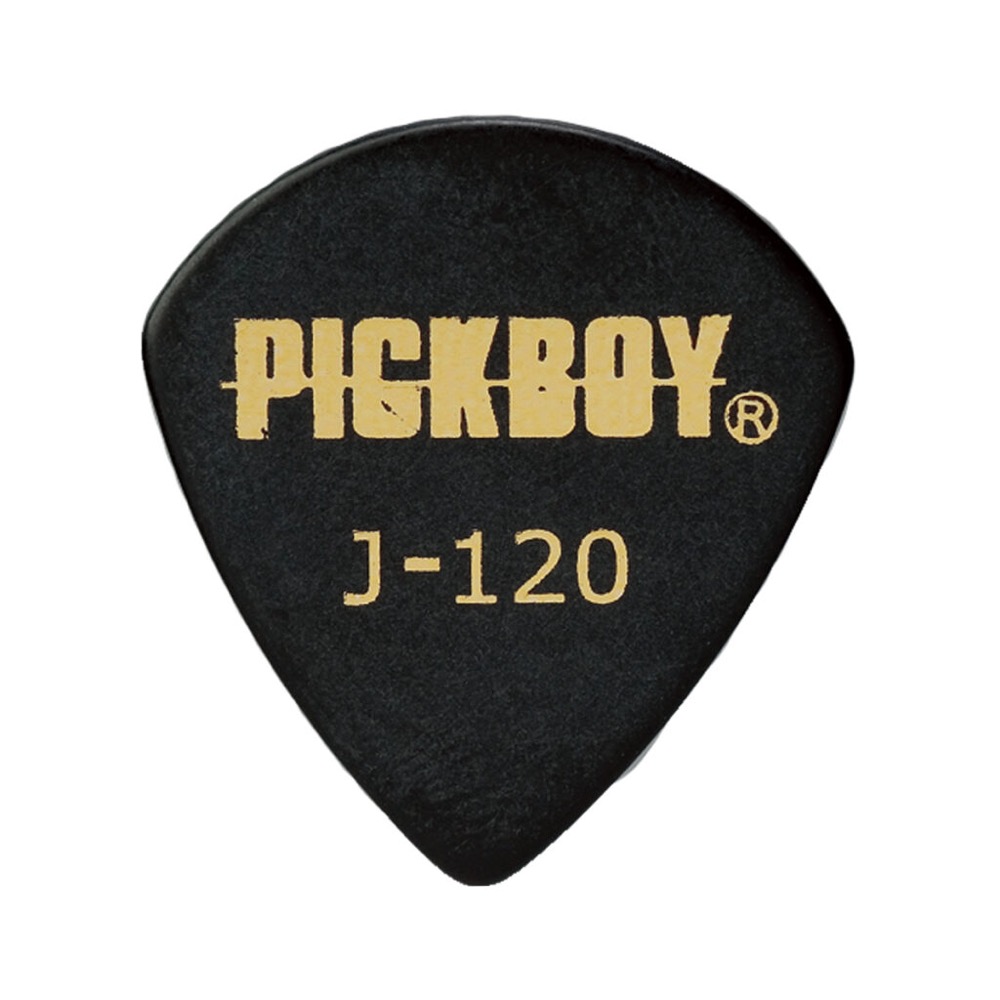 GP-J-BL/120　PICKBOY　1.20mm　ポリアセタールピック)　Jazz　ブラック　ジャズピック　ギターピック×50枚(ピックボーイ　web総合楽器店