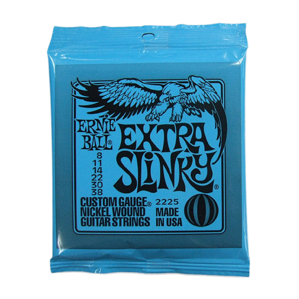 【2セット】 ERNIE BALL 08-38 Extra Slinky(2225) エレキギター弦