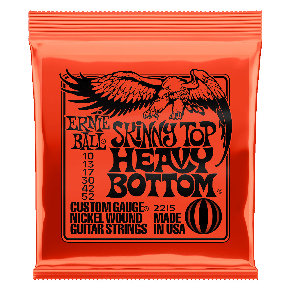 【2セット】 ERNIE BALL 10-52 Skinny Top Heavey Bottom (2215) エレキギター弦