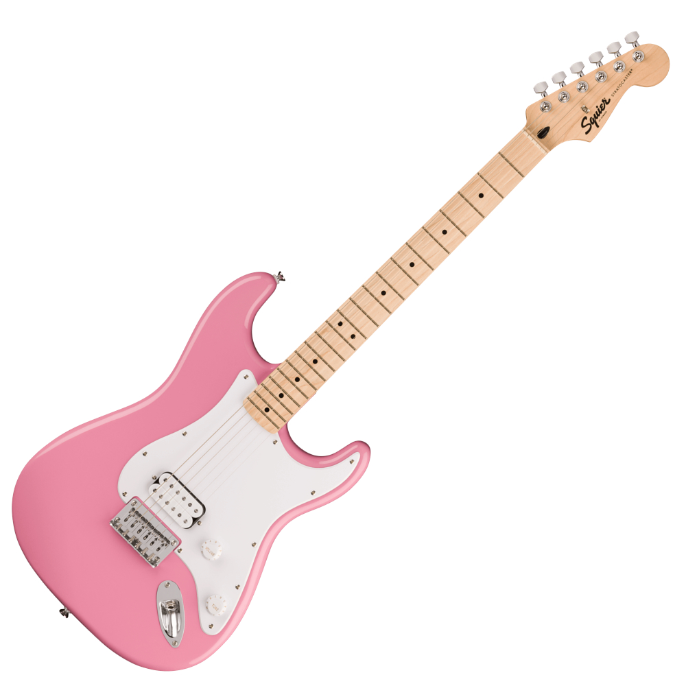 Squier スクワイヤー スクワイア Sonic Stratocaster HT H MN FLP エレキギター ストラトキャスター VOXアンプ付き 入門11点 初心者セット 正面画像