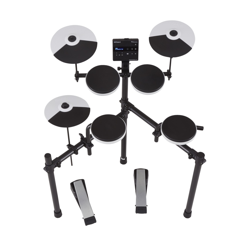 ROLAND TD-02K V-Drums 電子ドラムセット ドラム椅子付きセット 電子ドラム単体上面から