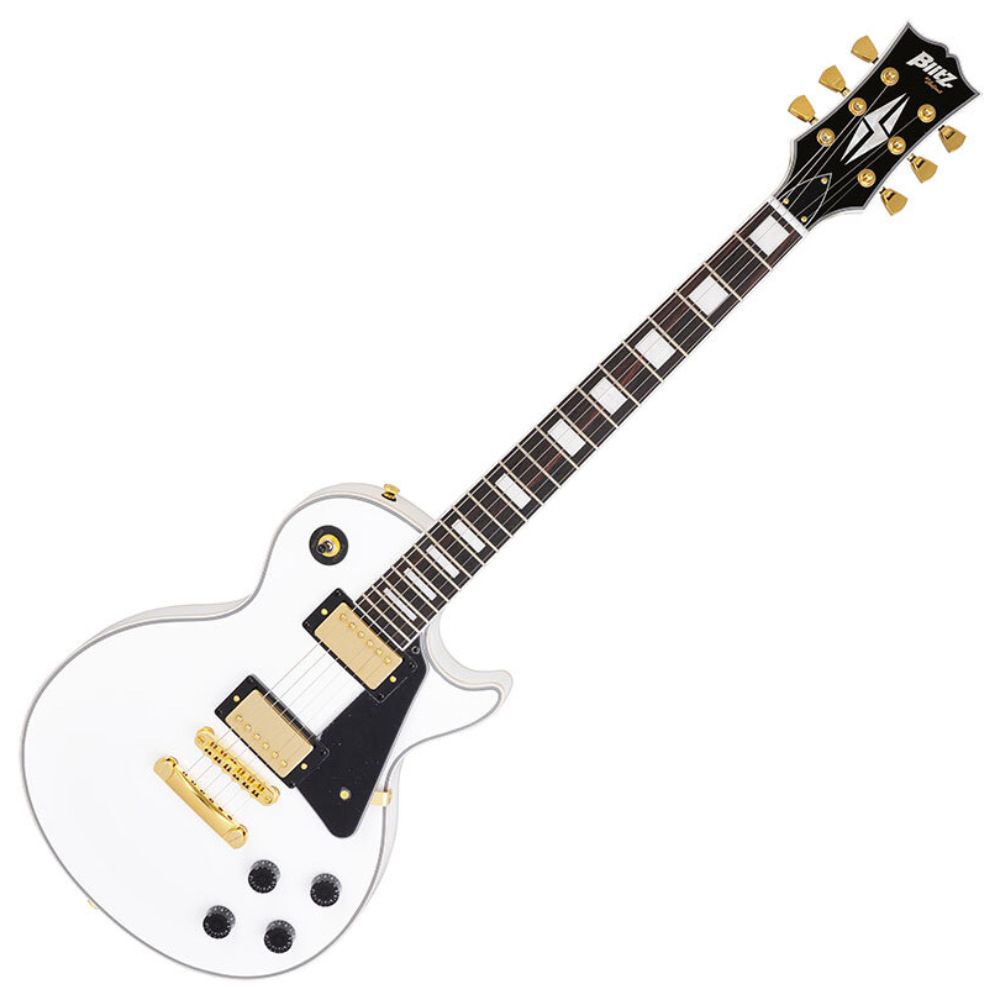 BLITZ by ARIA ブリッツ BLP-CST WH エレキギター ARIA アンプ付きエレキギター付属品セット 初心者セット 本体画像