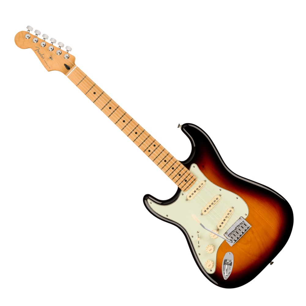 Fender フェンダー Player Plus Stratocaster LH MN 3TSB レフトハンドモデル エレキギター VOXアンプ付き 入門11点 初心者セット ギター本体画像