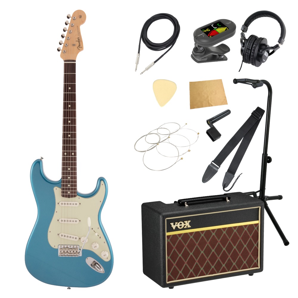 Fender フェンダー Made in Japan Traditional 60s Stratocaster RW LPB エレキギター VOXアンプ付き 入門11点 初心者セット