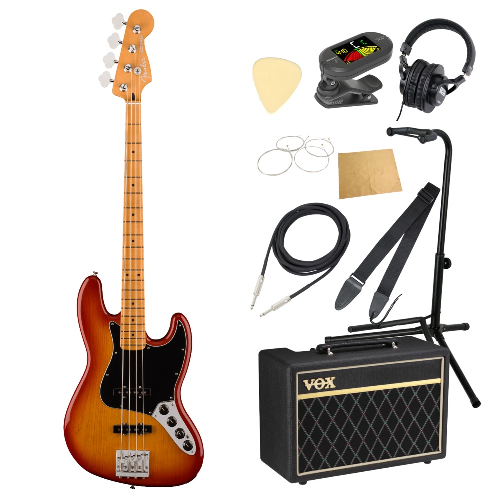 Fender フェンダー Player Plus Jazz Bass MN Sienna Sunburst エレキ 