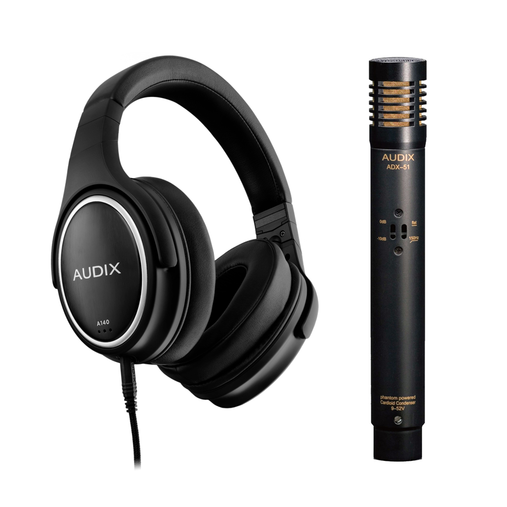 AUDIX ADX51 スタジオ用コンデンサーマイク モニターヘッドホンA140付き キャンペーンセット