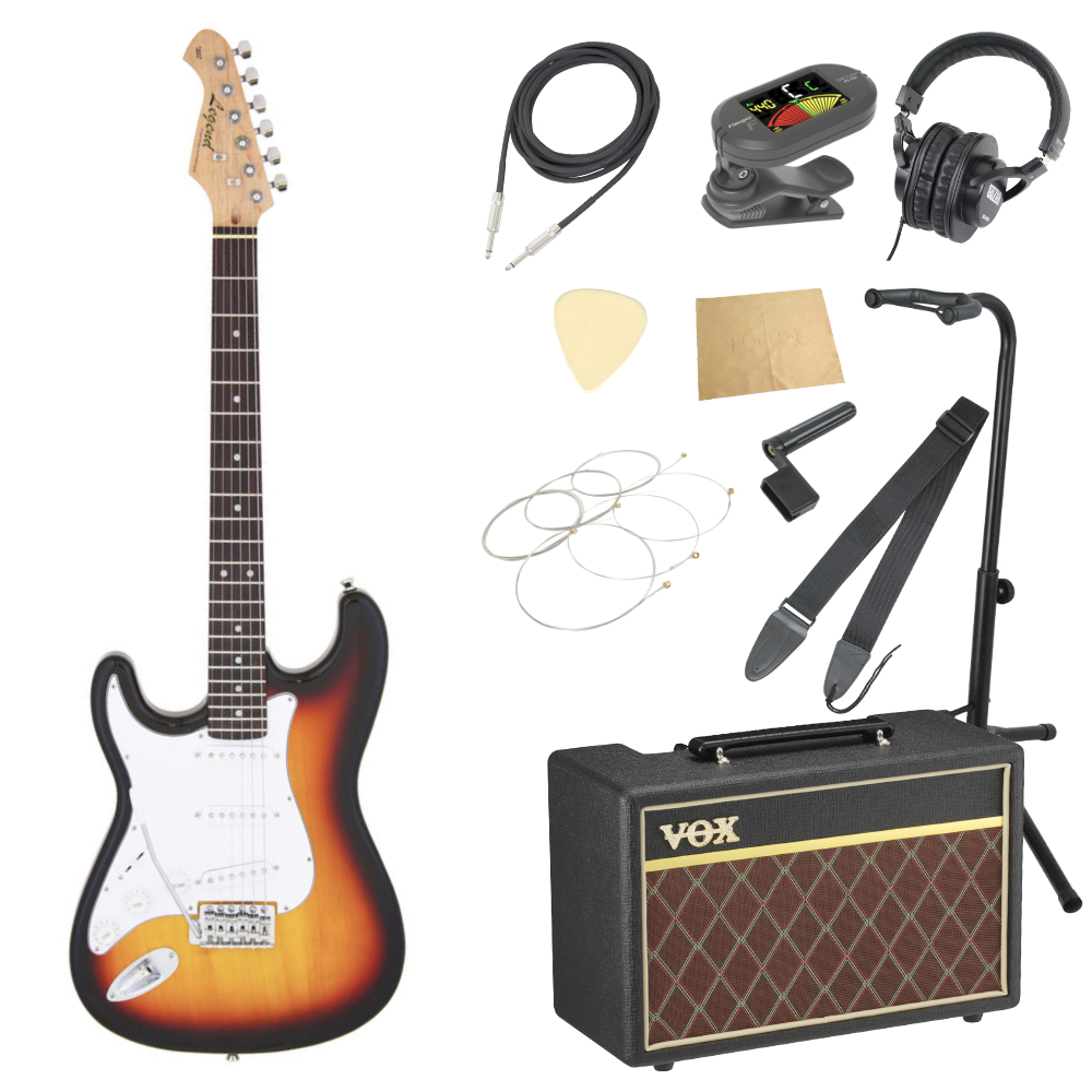 LEGEND レジェンド LST-Z L/H 3TS 左 レフティー ストラトタイプ エレキギター×1セット