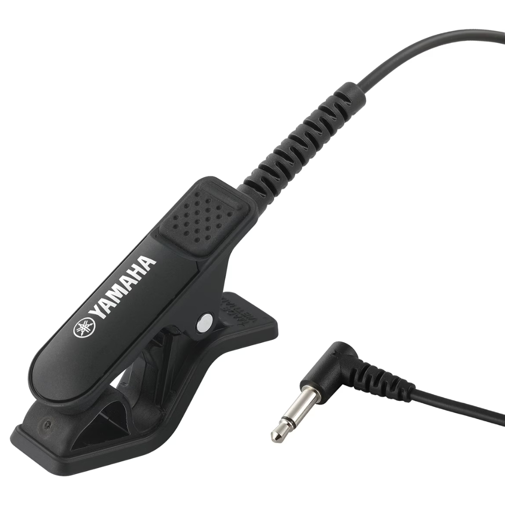 チューナー メトロノーム ヤマハ YAMAHA TDM-710IV アイボリー & TM-40BK 単4乾電池付き 吹奏楽 管楽器 弦楽器 ブラスバンド オーケストラ チューナー & マイク セット コントタクトマイク画像