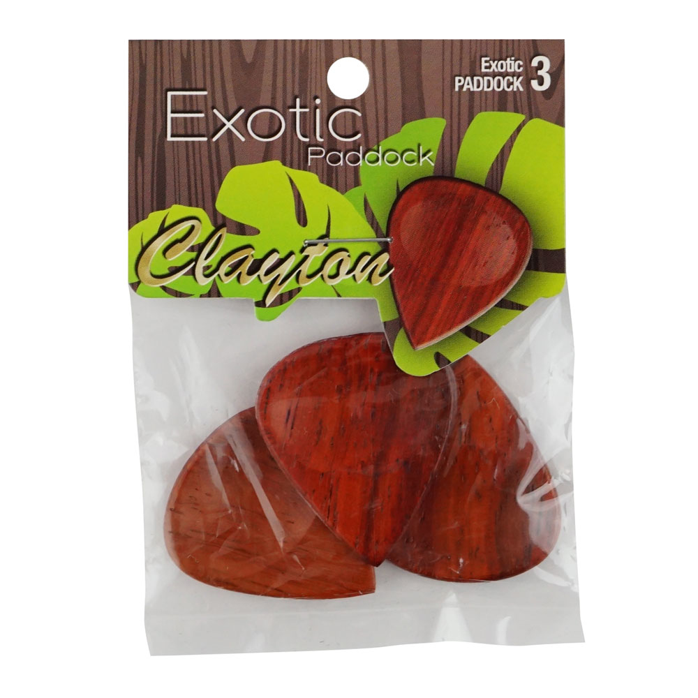 Clayton USA Paddock EXOTICS ギターピック×3枚