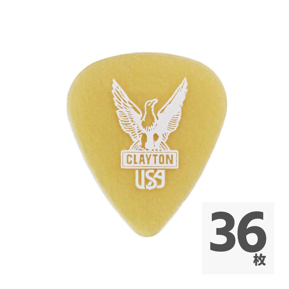 Clayton USA クレイトン US120 Ultem Gold 1.20mm スタンダード ギターピック×36枚