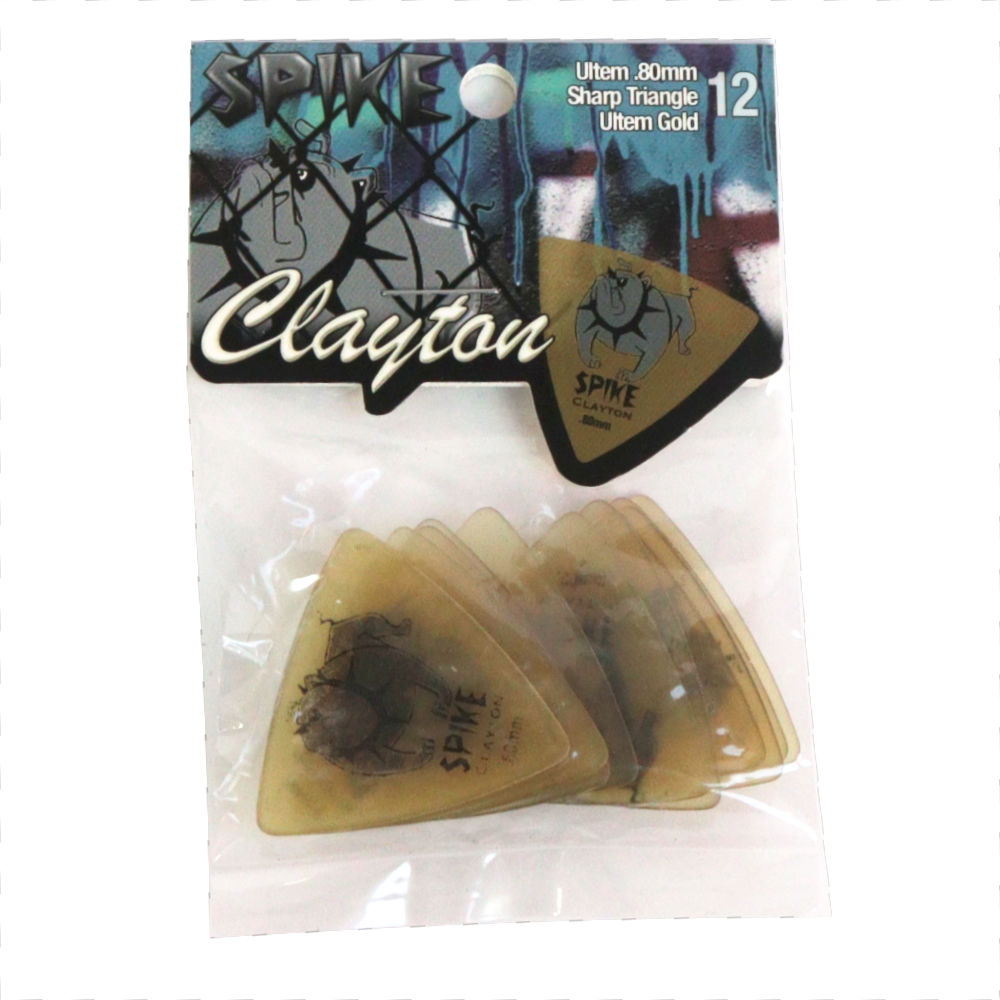 Clayton USA クレイトン USST80/12 Spike 0.80mm シャープトライアングル ギターピック×12枚