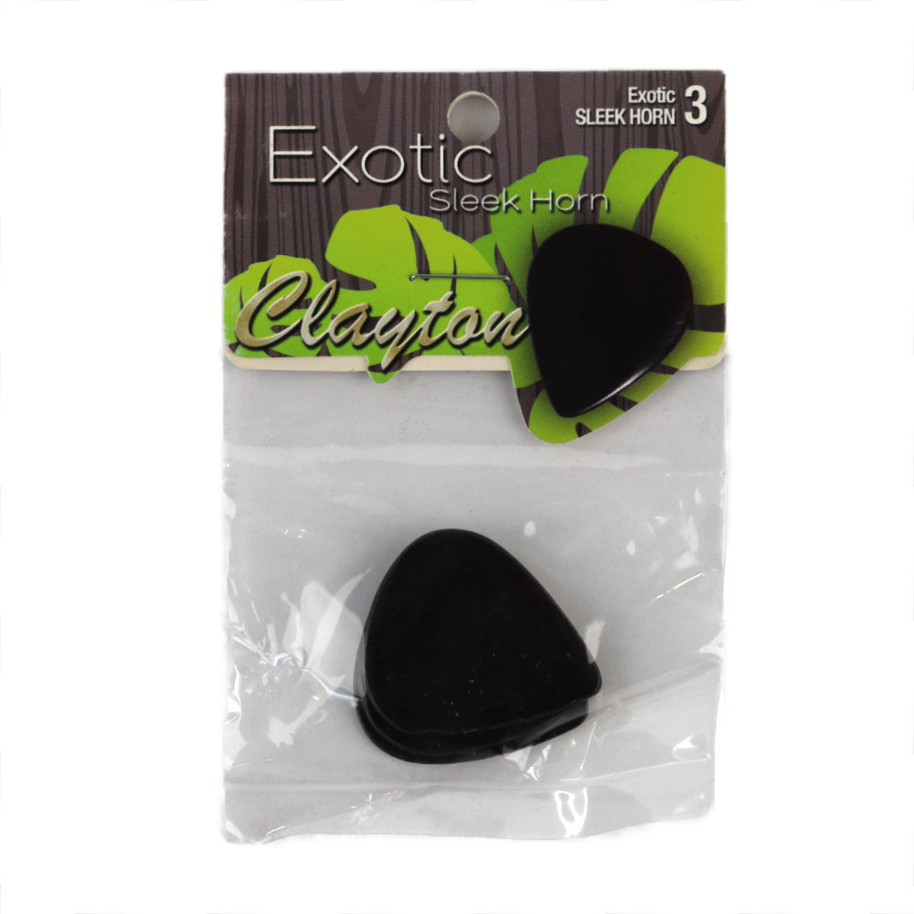 Clayton USA クレイトン HES/3 Sleek Horn Exotics ギターピック×3枚