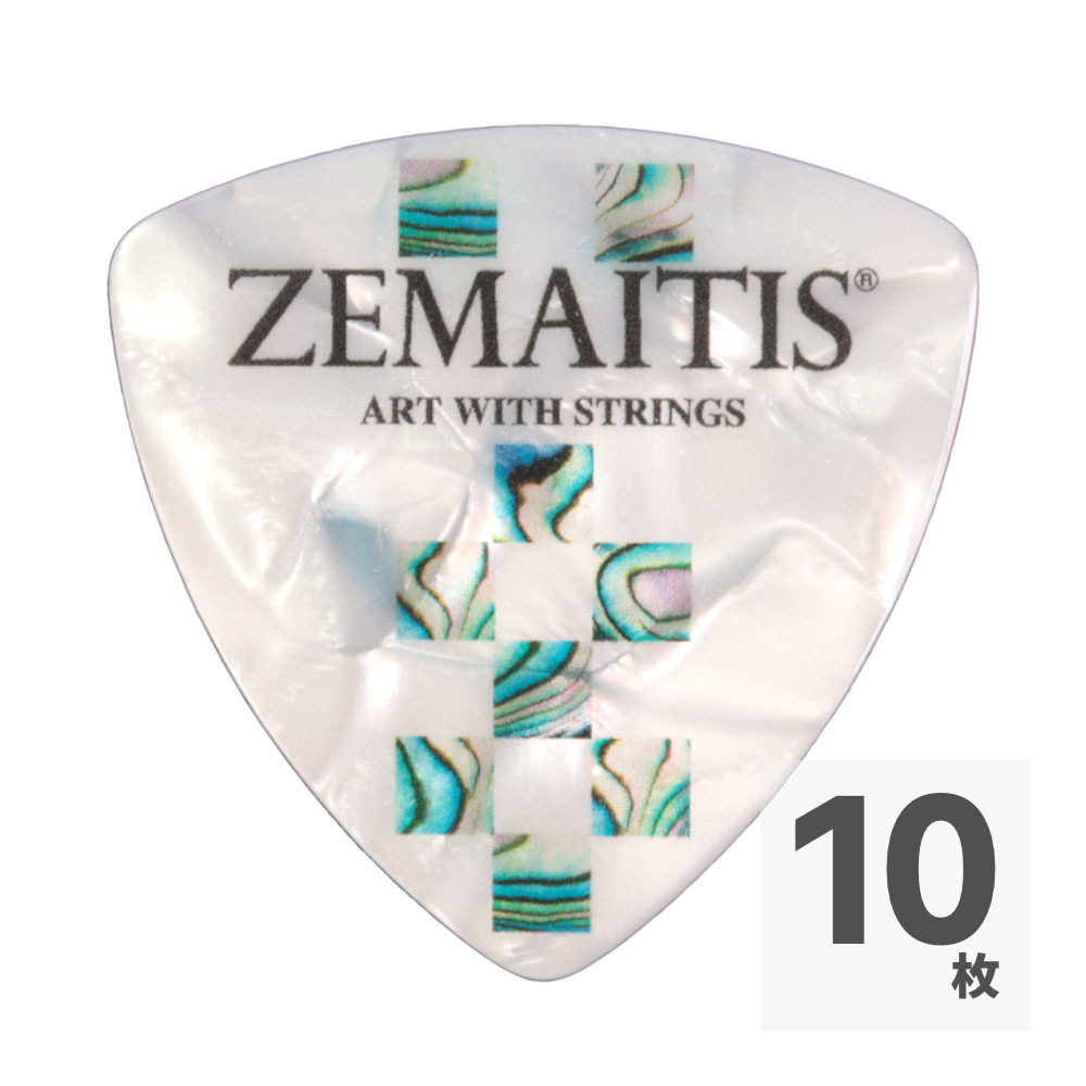 ZEMAITIS Guitar Picks ZP05 TR/Medium 0.75mm トライアングル セルロイド ギターピック×10枚