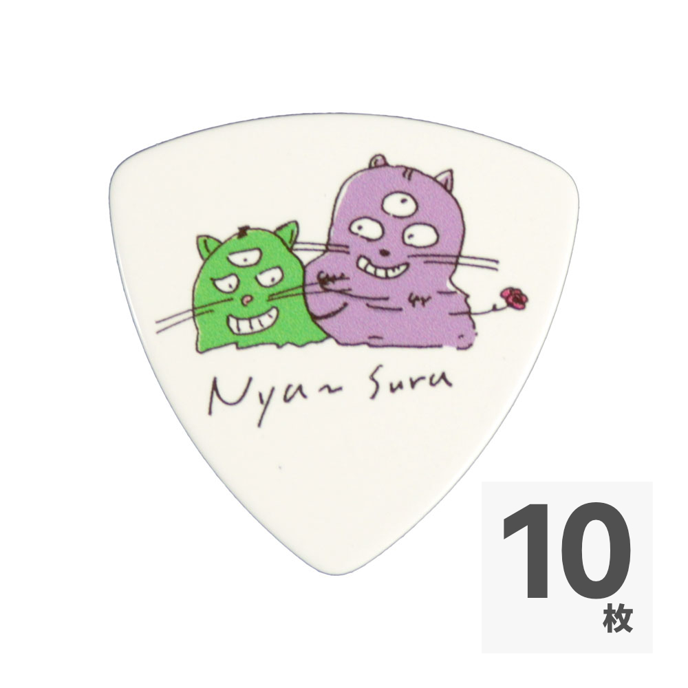 おばけにゃんズ おばけにゃんズ ニャ〜スラ ピック 0.71mm×10枚