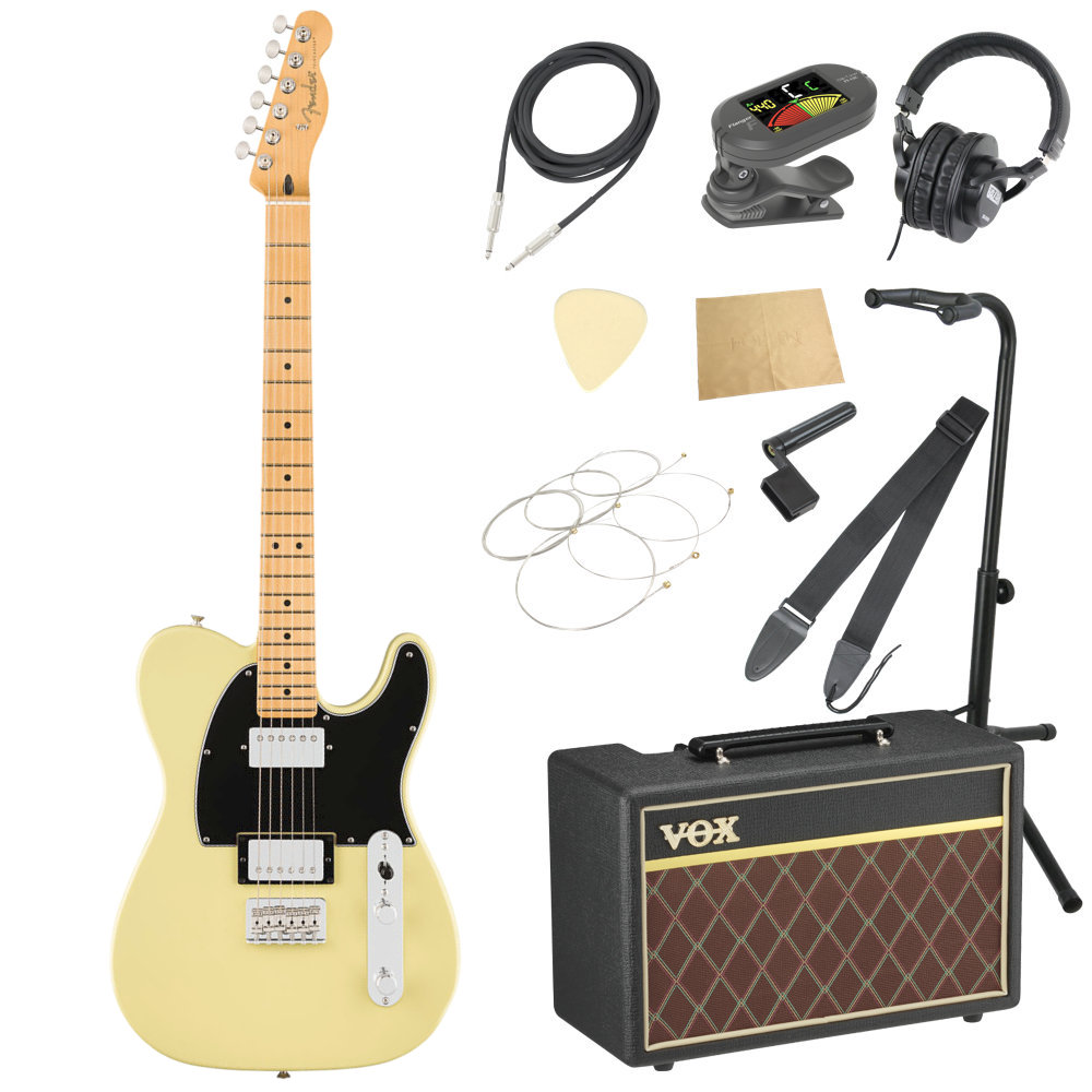 Fender フェンダー Player II Telecaster HH MN HLY エレキギター VOXアンプ付き 入門11点 初心者セット
