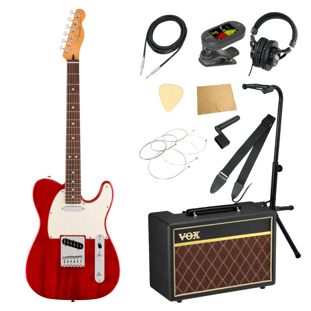 Fender フェンダー Player II Telecaster RW CHRY エレキギター VOXアンプ付き 入門11点 初心者セット