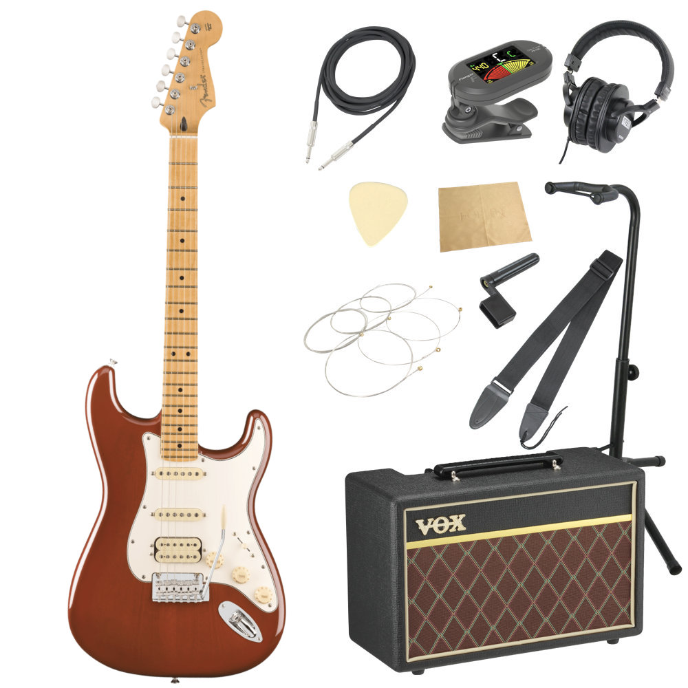 Fender フェンダー Player II Stratocaster HSS MN TMB エレキギター VOXアンプ付き 入門11点 初心者セット
