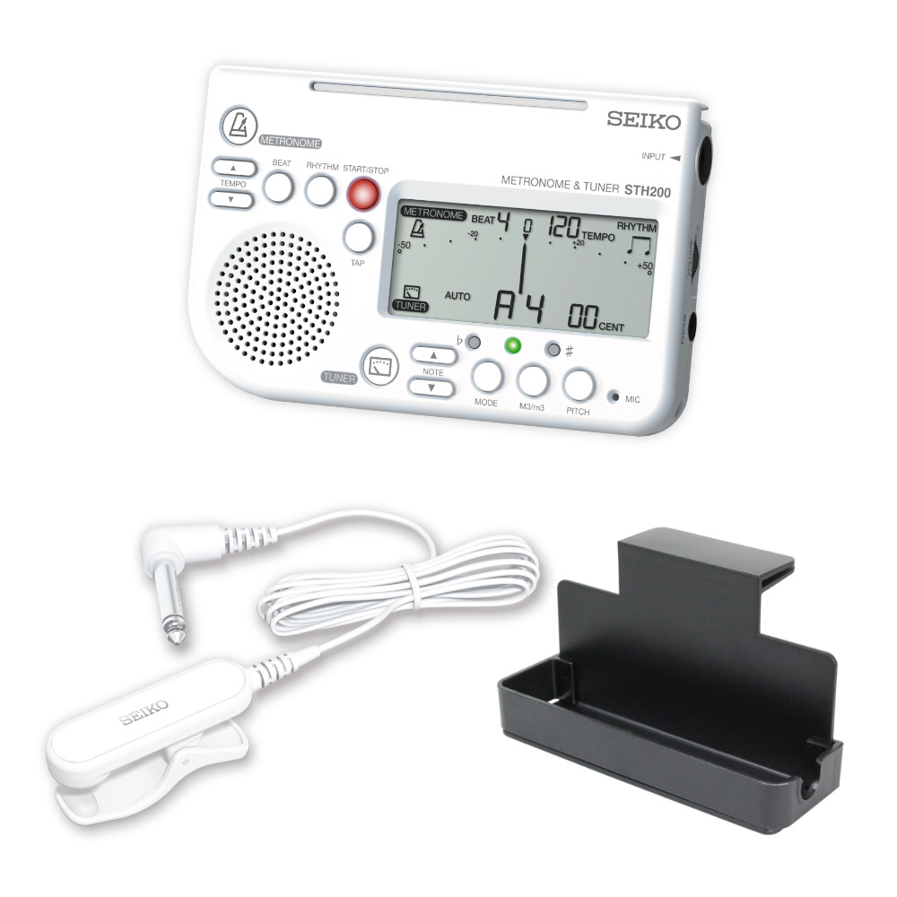 三味線　チューナー付き SEIKO セイコー STH200WH チューナーメトロノーム チューナー