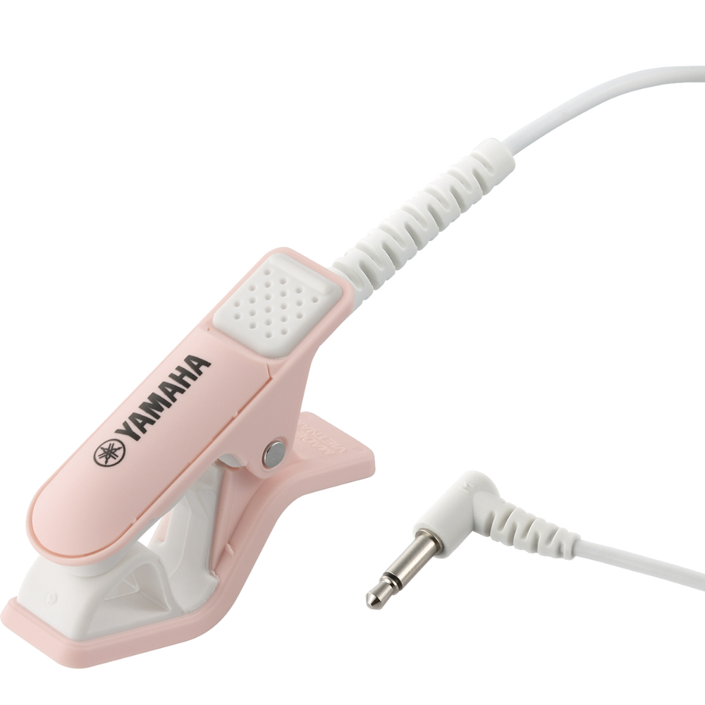 YAMAHA ヤマハ TDM-710IV アイボリー チューナーメトロノーム TM-40PK チューナーマイク 譜面台トレイラック 3点セット マイク画像