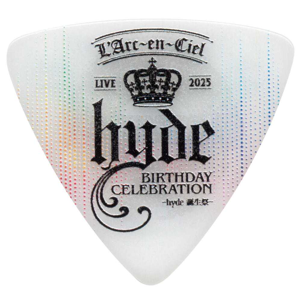 STELLA GEAR ステラギア SG-P-LIVE 2025/1/18-19 WHITE ギターピック hyde誕生祭 tetsuyaモデルピック×10枚 表