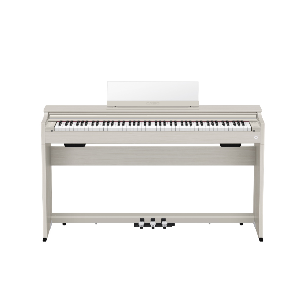 CASIO カシオ CELVIANO AP-S200GB グレーベージュ 電子ピアノ CASIO CB-30 GB 高低自在 ピアノ椅子付き【組立設置無料サービス中】 正面画像