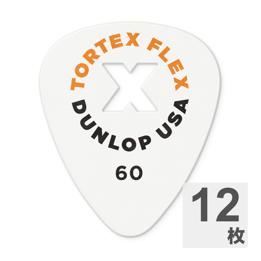 JIM DUNLOP ジムダンロップ 428XB.60 TORTEX FLEX X PICK 0.60mm ギターピック×12枚