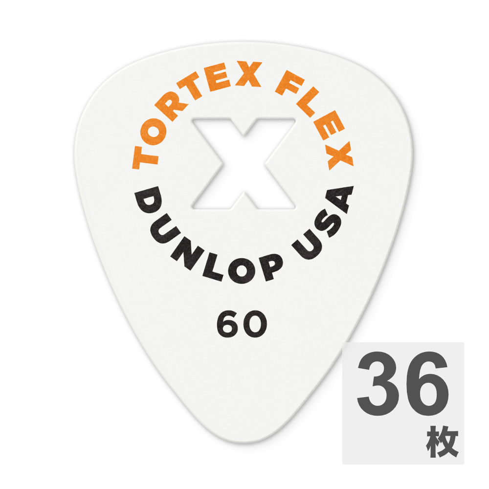 JIM DUNLOP ジムダンロップ 428XB.60 TORTEX FLEX X PICK 0.60mm ギターピック×36枚