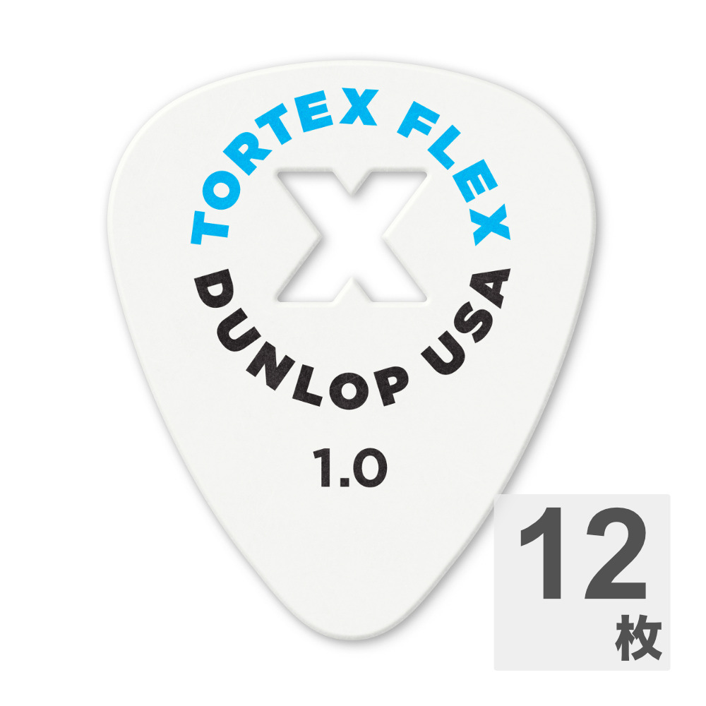 JIM DUNLOP ジムダンロップ 428XB1.0 TORTEX FLEX X PICK 1.0mm ギターピック×12枚