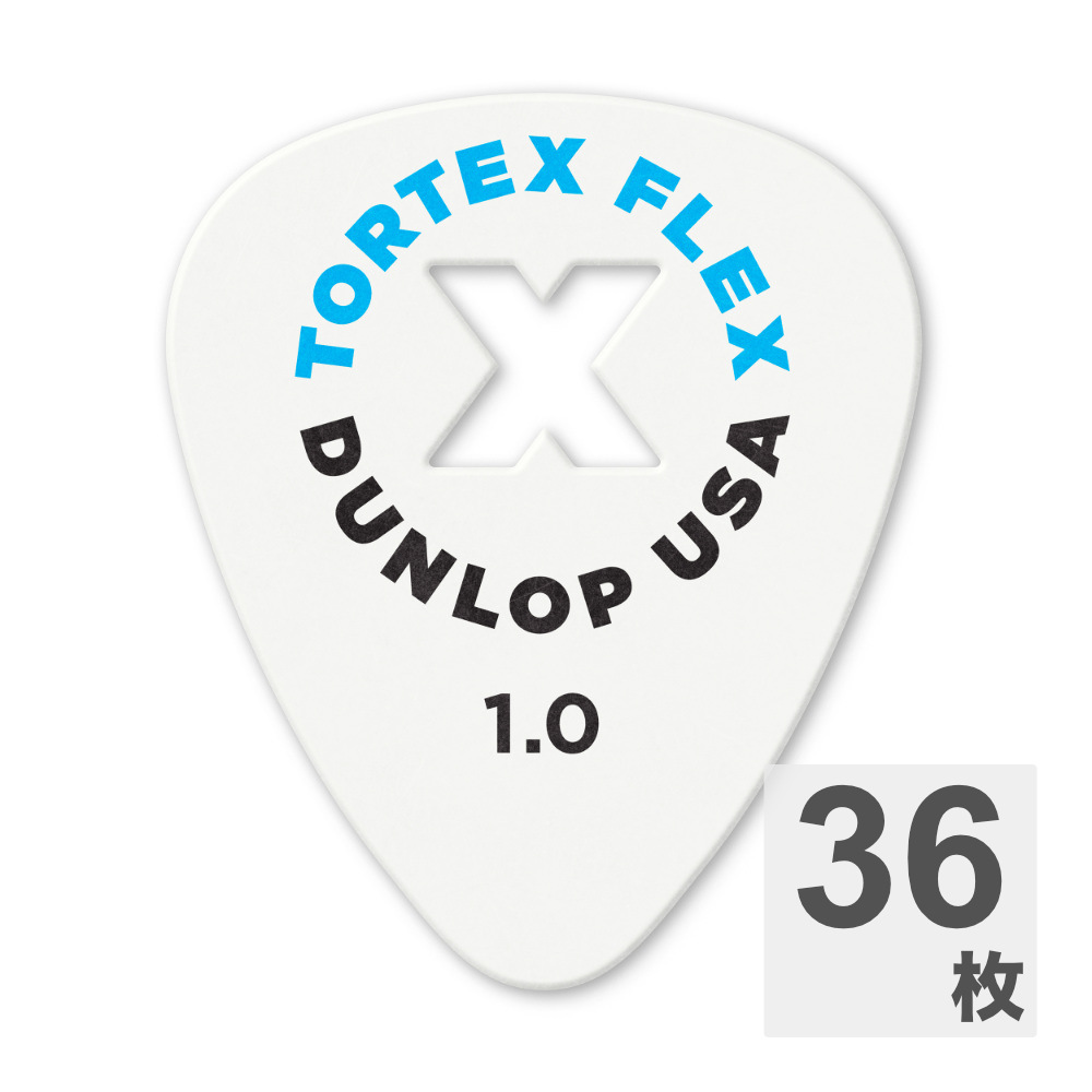 JIM DUNLOP ジムダンロップ 428XB1.0 TORTEX FLEX X PICK 1.0mm ギターピック×36枚