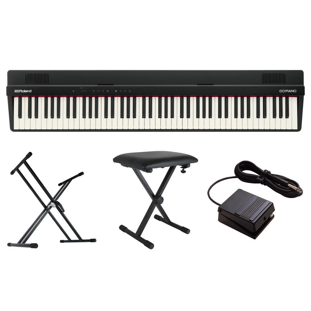 ROLAND ローランド GO-88PX GO:PIANO88 Entry Keyboard Piano X型スタンド/フットスイッチ/椅子付きセット エントリーキーボード ピアノ 88鍵盤